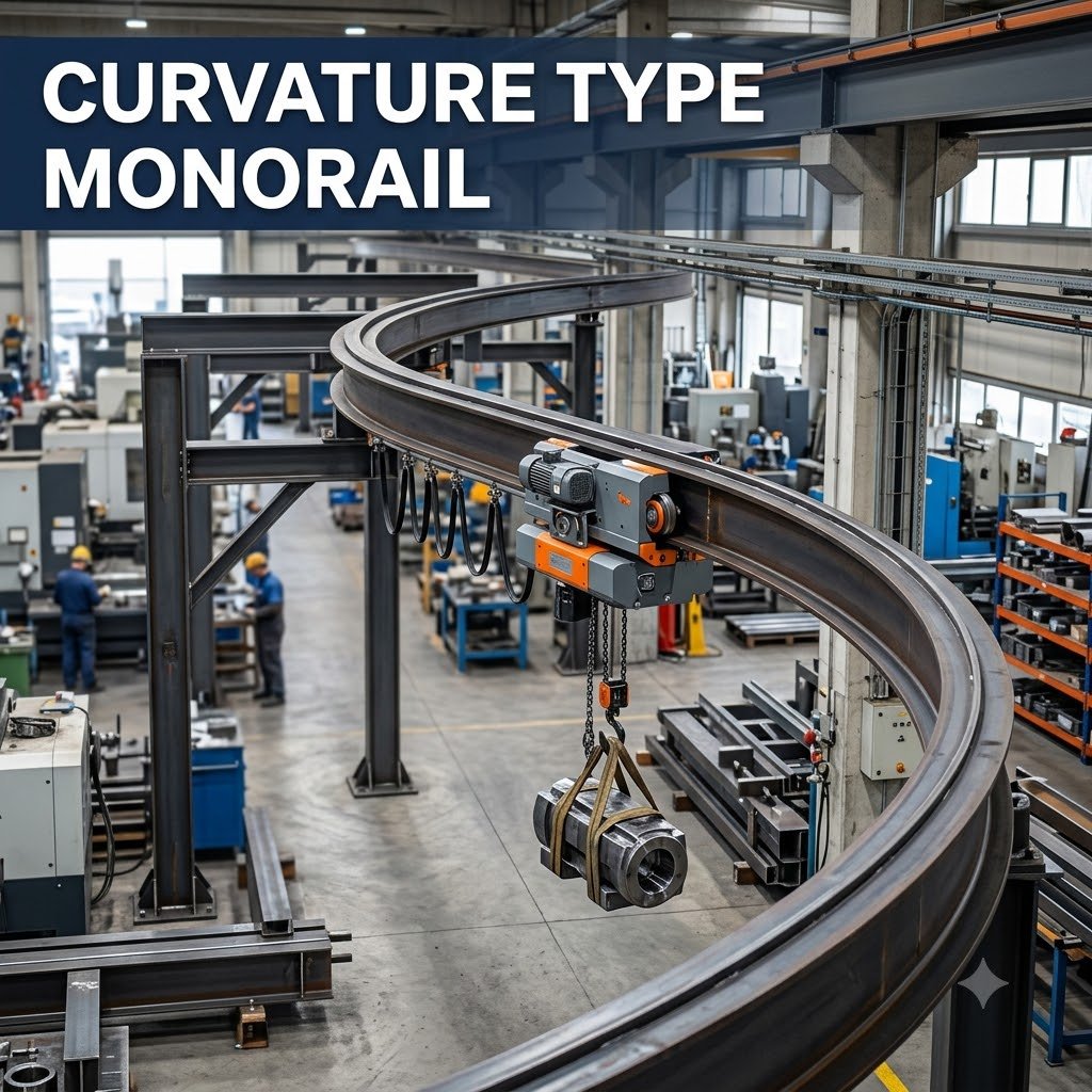 CURVATURE TYPE MONORAIL