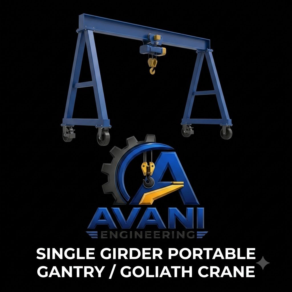SINGLE GIRDER PORTABLE GANTRY / GOLIATH CRANE
