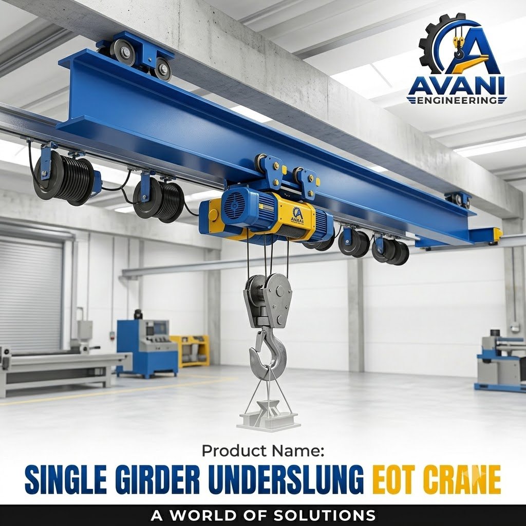 SINGLE GIRDER UNDERSLUNG EOT CRANE