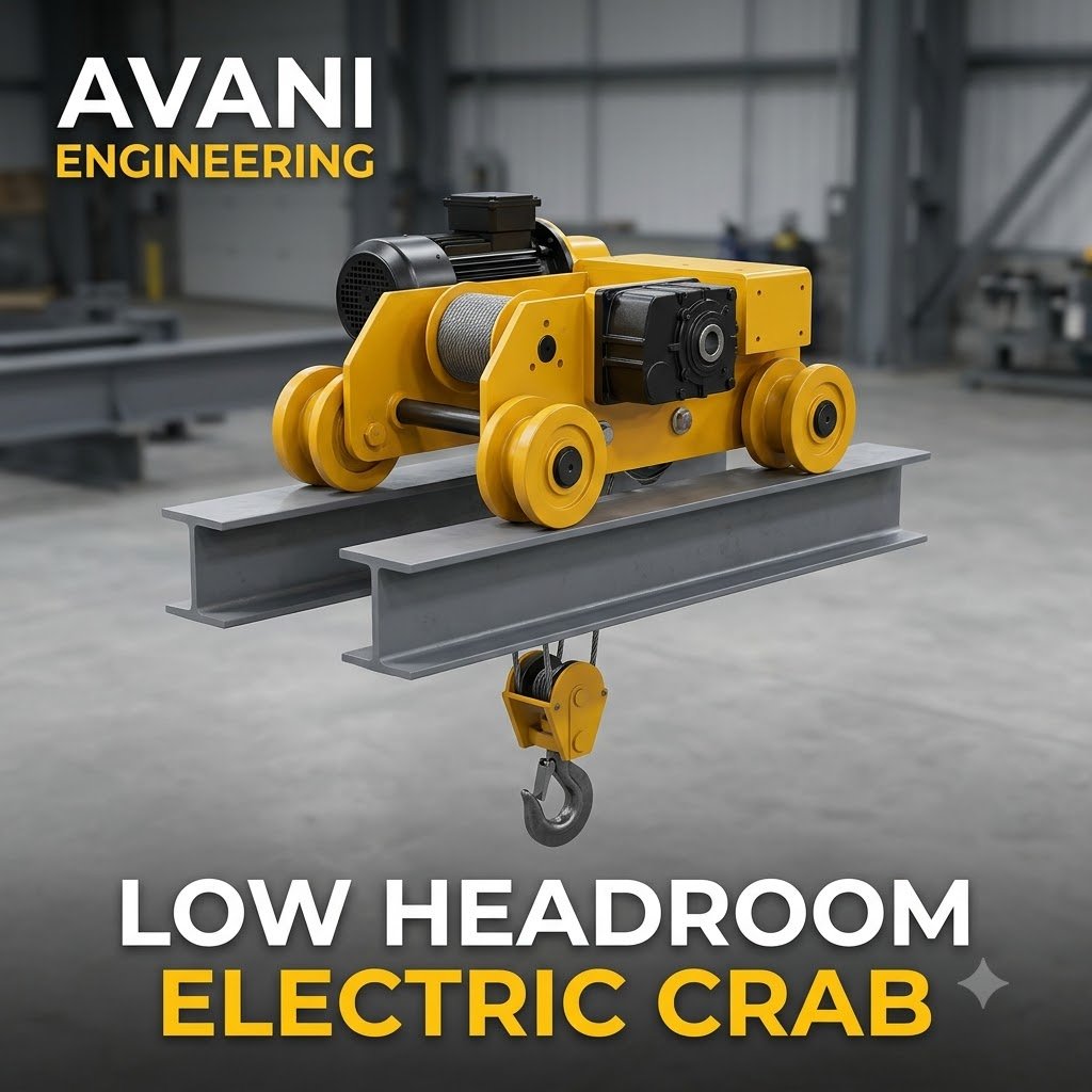 LOW HEADROOM ELECTRIC CRAB
